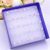 Pendientes de Pedrería Personalizados por el Fabricante Venta al por Mayor Transfronteriza Pendientes de Plástico y Resina Pendientes para Mujer Pendientes Sencillos Clavos para el Cartílago de la Oreja
