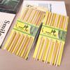Palillos chinos carbonizados para el hogar, palillos de bambú, 5 pares de palillos chinos familiares de alta gama para hoteles de comida rápida japonesa, venta al por mayor