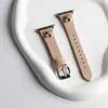 Para Apple watch987 S10 Apple Watch com pulseira de couro fino de camélia de alto nível iwatch