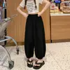 Pantalones de Linterna Globo Secado Rápido Protección Solar para Mujer, Primavera y Verano Cintura Alta Holgados Adelgazantes Nuevos Harem Casual Cortos de Pierna Ancha