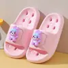 Pantuflas de Verano Antideslizantes Huecas de Secado Rápido de Dibujos Animados de Eva para Niños, para Uso en el Baño de Niñas