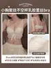 Ropa Interior Pure Desire para Mujer Pecho Pequeño que Recoge Pecho Grande Plano Especial Soporte Superior Anti-caída Taza AA Conjunto de Sujetador sin Aros