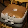Almohadilla de Asiento de Dibujos Animados Transpirable de Sensación Fría para Verano, Cojín para Glúteos, Cojín para Silla de Cuatro Estaciones, Cojín para Glúteos Sedentarios de Piso de Oficina