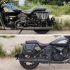 Carro muscle Wolf adequado para Yulong JSX700i/Ruilong JSX900i bolsa lateral pode ser instalada capacete com trava quadro de liberação rápida