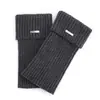 Calcetines Tobilleros Dorados Personalizados de Punto Grueso para Mostrar Piernas, Cubre Piernas, Versátil y de Moda, Versión Mejorada Elástica Plus