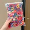 Elásticos de Cabelo Pequenos Infantis para Meninas, Faixas de Cabelo que Não Danificam o Cabelo, Cordas de Cabelo de Alta Elasticidade para Bebês