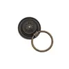 Manija de cajón de bronce de 30 mm, un solo agujero, anillo colgante oculto, manija abatible, aleación de zinc, anillo de tirador redondo para gabinete, hebilla de mueble retro