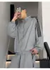 Ropa de Protección Solar de Verano 2026, Parche Fino, Tres Rayas, Cuello Alto Deportivo para Hombre, Cremallera, Manga Larga, Chaqueta Casual