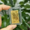 Adesivo para Celular de Ouro Puro 999 com 2mg de Ouro, "Princesa, Por Favor Fique Rica," "Tesouro, Dinheiro Importa," "Não Fique Bravo," Adesivo Criativo para Presente