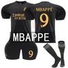2425 Nueva camiseta del Real Madrid Mbappé n.º. Uniforme de fútbol 9, temporada 2223, traje 24-25, uniforme de Mu Huang, comercio exterior