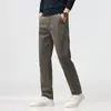 Pantalones Casuales de Lyocell para Hombre de Otoño, Pantalones Largos Rectos de Corte Ajustado, Pantalones de Negocios Elásticos para Hombre, Nuevos Pantalones para Hombre 2026