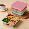 Contenedores de Acero Inoxidable para Snacks con Tapas de Silicona, Cajas de Snack Bento a Prueba de Fugas, Contenedores de Metal Reutilizables con Múltiples Compartimentos para Almuerzo, Aptos para Lavavajillas, Almacenamiento de Alimentos para Preparación de Comidas, Trabajo y Viajes