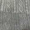 Tejido de Punto de Lana Trenzado Retro de Cuerda Retorcida, Tejido de Punto Jacquard Tridimensional para Niños, Suéter de Lana, Bufanda, Tela de Cárdigan Tejido