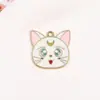 Accesorios para Joyería DIY de Aleación con Goteo de Aceite Animales de Dibujos Animados Lindos Colgante de Panda Conejo Colgante para Pulsera Llavero