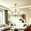 Candelabro de Cristal con Tela Vintage, Marco Lacado de Hierro Forjado, Luz Principal para Sala de Estar, Iluminación Personalizada No Estándar para Club y Decoración del Hogar