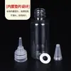 Frasco de Ponta Fina 100ml Frasco 300ml Tampa de Pressão Transparente Frasco de Plástico Frasco Dosador para Spray Pet Selo para Bebida