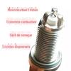 Selecione Vela de Ignição de Porcelana Vermelha de Três Eletrodos D8Tc125 Vela de Ignição para Motocicleta de Três Pontas A7Tc Vela de Ignição de Versão Melhorada para Scooter