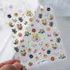 Pegatinas para Uñas Tensor Magic Girl Láser Corazón de Amor M1410 Serie Dulce Fresca Hermosa Chica Estrella Luna Corazón de Amor