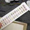 Nuevas Tiras de Uñas Postizas de Alta Venta, Uñas Postizas Coloridas Ojo de Gato Usables, Uñas Postizas Degradadas, Uñas Postizas Usables