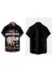 Elemento Navideño Estación Independiente Aliexpress Transfronterizo Ropa de Hombre Impresión Digital 3D Manga Corta con Cuello Camisa Versátil para Hombre