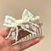 Nuevo peine anti-deslizante estilo coreano con un delicado lazo de mariposa, diseñado para mujeres, creando un peinado alto elegante, y con un elegante pasador lateral y accesorio para el cabello