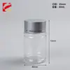 Botella Plástica Transparente Seleccionada Cuidadosamente con Forma de Bambú de 120cc Producto para la Salud de Mascotas Frasco para Empaque de Aceite de Pescado de 200ml Botella para Tabletas de 150g
