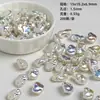 Dingyi Lengyue ABS Perla de Imitación Forma Especial Perlas Barrocas Chapado en Metal Agujero Pasante Perlas Sueltas Cadena de Teléfono Móvil DIY Accesorios de Joyería