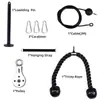 Polea Cruzada X-Piece Fitness DIY Cuerda de Polea Fuerza de Brazos Tríceps Polea Cable Accesorio Kit de Fitness