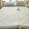 Conjunto de Três Peças de Tapete Fresco Jacquard de PE para o Verão 2026 Novo Tapete de Ar Condicionado Tapete de Cama Doméstico para o Verão Tapete Fresco Macio
