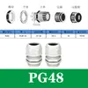 Conector impermeável de nylon poroso para cabo M20/PG16 conector de plástico Cabeça Grande selada para cabo trava fixa porca de fixação