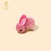 Horquilla para bebé, superventas, conejito de peluche de dibujos animados, horquilla para niña, horquilla de pico de pato, accesorios estéreo para el cabello para niños