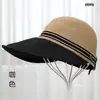 Novo Chapéu de Proteção Solar Ruiya para Mulheres, Boné com Aba Larga Primavera e Verão, Chapéu de Sol para Rabo de Cavalo, Chapéu de Sol Anti-UV