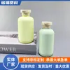 Garrafa Dispensadora Portátil para Viagem Tipo Push Shampoo Gel de Banho Detergente de Lavanderia Conjunto de Armazenamento de Garrafas Vazias Personalização