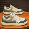 Sapatos Masculinos Inverno 2026 Novo Estilo Respiráveis Estilo Hong Kong Versáteis Resistentes a Manchas Sapatos de Malha Tendência Leves Sola Macia Sapatos Esportivos Casuais