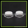 Crema Blanca 5G Botella de Crema Muestra 5ml Caja de Belleza Caja Cosmética Botella de Crema para Mascarilla Facial