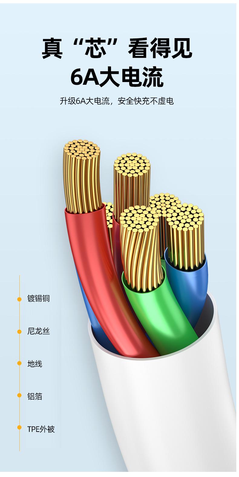 6A超级快充充电线