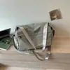 Bolsa para Viagem Curta ao Ar Livre Feminina Leve Esportes Fitness Bolsa de Ombro Único Transversal Bolsa de Natação Bolsa Adicional para Bagagem