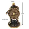 Suporte de Incenso de Liga de Soldado Retrô Artesanato Tecnologia Modelo de Soldado Feito à Mão Peça de Xadrez de Jogo de Tabuleiro Ornamentos Brinquedo Presente