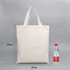 Bolsa de compras de algodón publicitaria personalizada profesional bolsa de hombro de lona bolsa de lona para estudiante portátil en blanco disponible