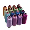 Fábrica Xinyu Venta al por mayor 4000 Metros Serie de Colores 150D Hilo Metálico Dorado y Plateado Completamente Envuelto Hilo para Bordado por Computadora