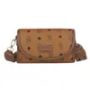 Bolso de Hombro Estampado de Moda 2026 con Acabado de Alta Gama, Estilo de Nicho, Bolso Cruzado Cuadrado Pequeño Versátil con Textura para Mujer