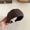 Faixa de Cabeça Larga Estilo Retrô com Bolinhas Topo Alto para Crânio Presilha de Cabelo para Passeio e Trajeto Acessórios de Cabelo Femininos Coreanos Toque de Luxo