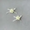 Cuentas de Flores Mini Dulces Accesorios de Lazo Cruzado Estilo Nuevo de Primavera Ropa Interior Calcetines Ropa para Mascotas Accesorios para Ropa