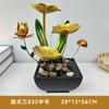 Luxo Leve Reciclagem Água Pequeno Escritório Mesa Decorações Fábrica de Origem Enfeites Modernos High-end Sorte