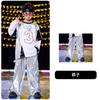 Roupas de Moda Infantil Hip-Hop Hip-Hop Dia de Ano Novo Roupas para Performance de Tambor Meninos e Meninas Marca de Moda Camiseta Solta
