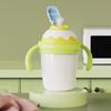 Vaso Aislado Minimalista para Niñas, Vaso de Agua para Estudiantes de Acero Inoxidable 316 de Alta Apariencia con Popote, Asa y Vaso Portátil para Café