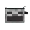 Cartera de Monedas Infantil de Minecraft Billetera Portátil Sencilla Bolsa para Monedas con Cremallera Pequeña Cartera para Auriculares