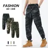 Tamanho Europeu Transfronteiriço Calças de Trabalho Camufladas Masculinas Primavera e Outono Calças de Nove Pontos Moda Tendência Tamanho Plus Calças Exclusivas Transfronteiriças