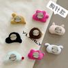 Muñeca de felpa de dibujos animados, crayón pequeño, muñeca nueva, broche, pequeño kwai, pequeña mochila blanca, pasador decorativo, calcetines, ropa, accesorios DIY