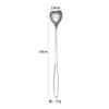 Cuchara de acero inoxidable con forma de flor de cerezo, rosa, cosmos, nido de pájaro, miel, café, cuchara para remover, cuchara de recuerdo de boda